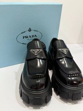 Prada Authentic Women's Black Loafers